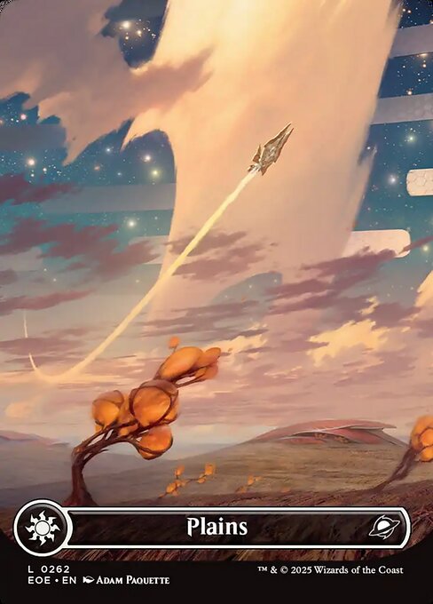 Edge of Eternities - 262 - Plains - Common - C - Foil