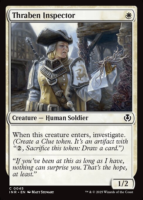Innistrad Remastered - 45 - Thraben Inspector - Common - W - Non-foil