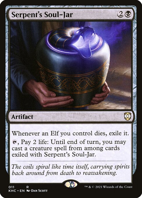 Kaldheim Commander - 11 - Serpent's Soul-Jar - Rare - B - Non-foil