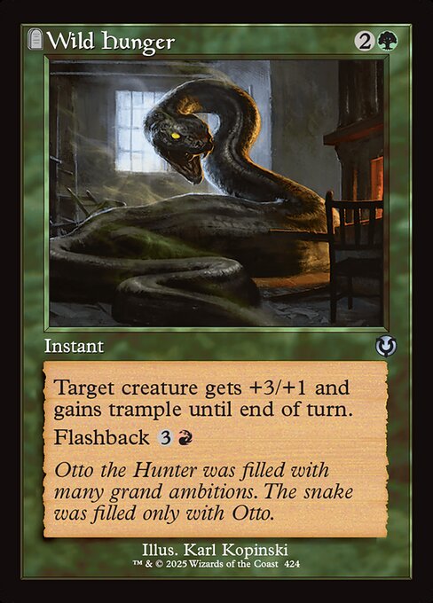 Innistrad Remastered - 424 - Wild Hunger - Uncommon - G - Non-foil - Promo