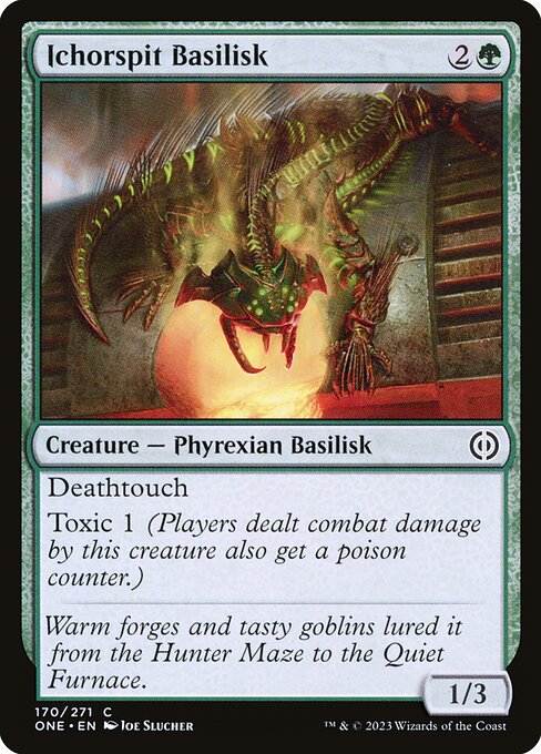 Phyrexia: All Will Be One - 170 - Ichorspit Basilisk - Common - G - Non-foil