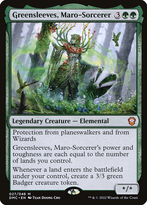 Dominaria United Commander - 27 - Greensleeves, Maro-Sorcerer - Mythic - G - Non-foil