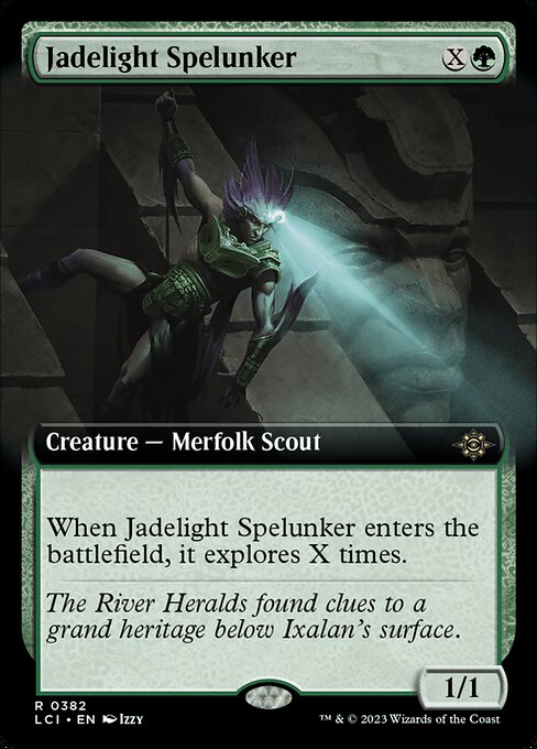 The Lost Caverns of Ixalan - 382 - Jadelight Spelunker - Rare - G - Non-foil