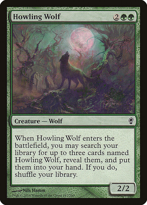 Conspiracy - 167 - Howling Wolf - Common - G - Non-foil