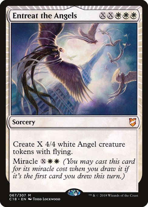 Commander 2018 - 67 - Entreat the Angels - Mythic - W - Non-foil
