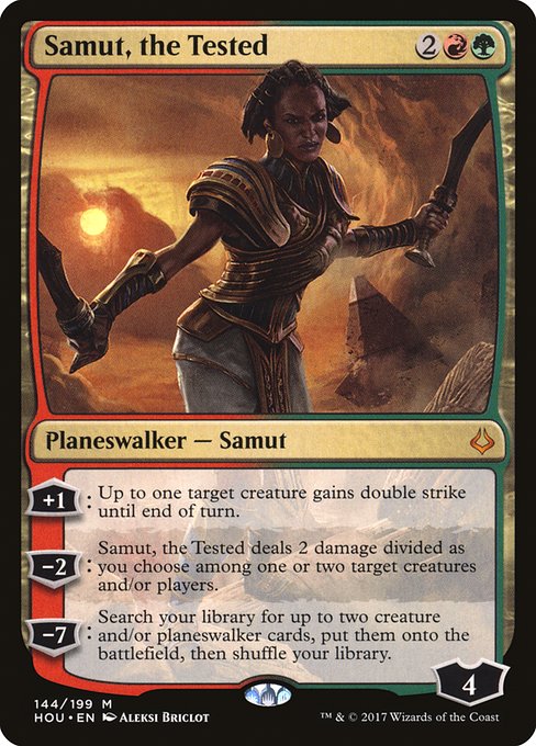 Hour of Devastation - 144 - Samut, the Tested - Mythic - RG - Foil