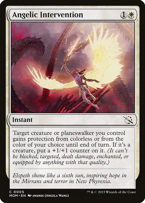 March of the Machine - 5 - Angelic Intervention - Common - W - Non-foil