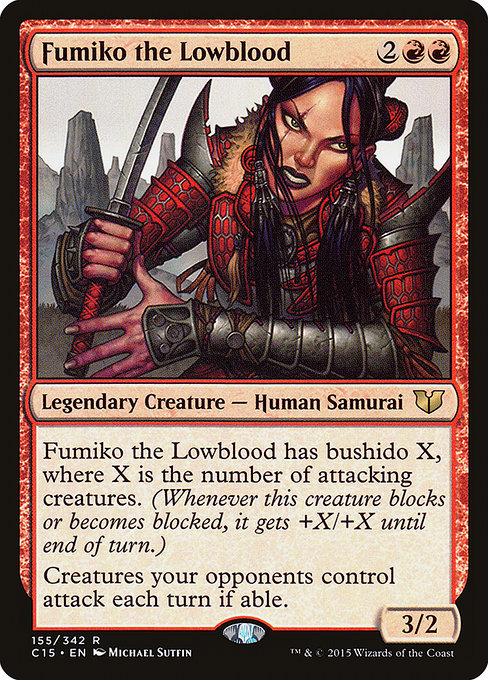Commander 2015 - 155 - Fumiko the Lowblood - Rare - R - Non-foil
