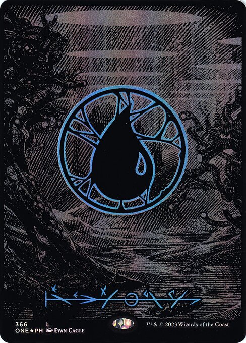 Phyrexia: All Will Be One - 366 - Island - Common - C - Foil