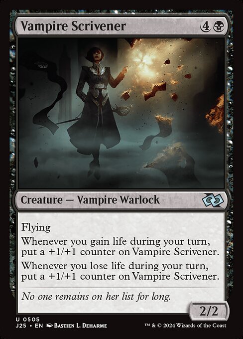 Foundations Jumpstart - 505 - Vampire Scrivener - Uncommon - B - Non-foil