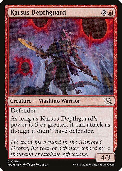 March of the Machine - 150 - Karsus Depthguard - Common - R - Non-foil