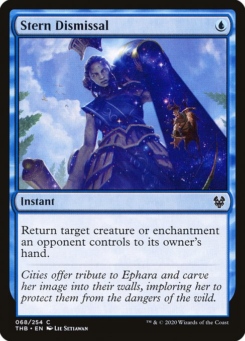 Theros Beyond Death - 68 - Stern Dismissal - Common - U - Non-foil