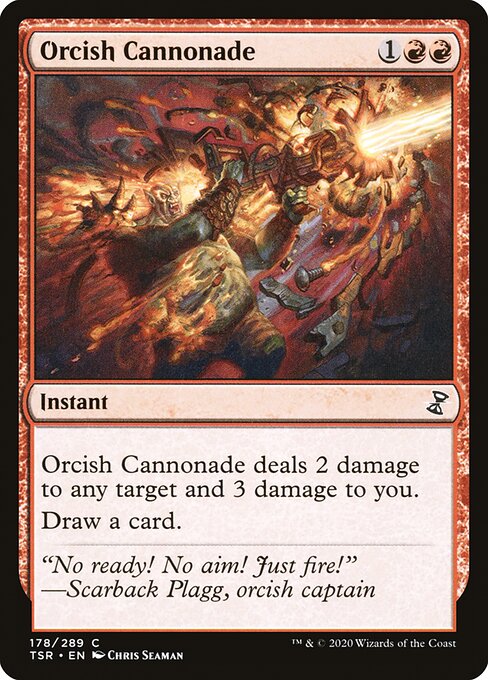 Time Spiral Remastered - 178 - Orcish Cannonade - Common - R - Non-foil