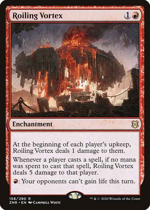 Zendikar Rising - 156 - Roiling Vortex - Rare - R - Foil