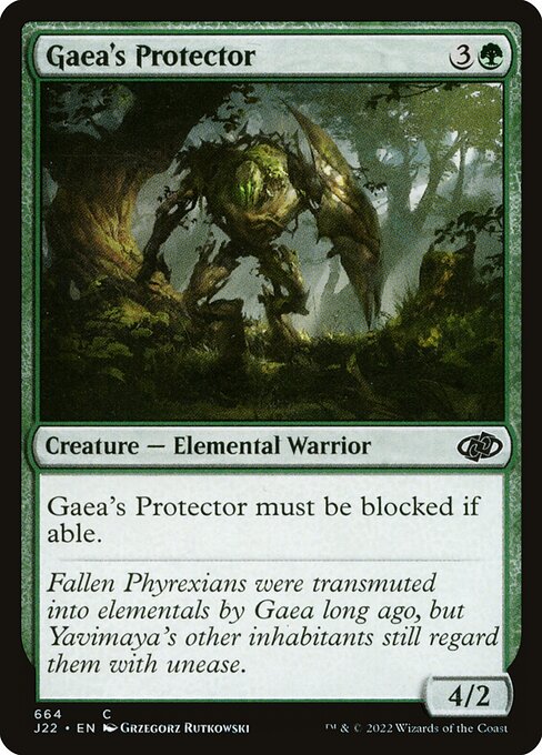 Jumpstart 2022 - 664 - Gaea's Protector - Common - G - Non-foil