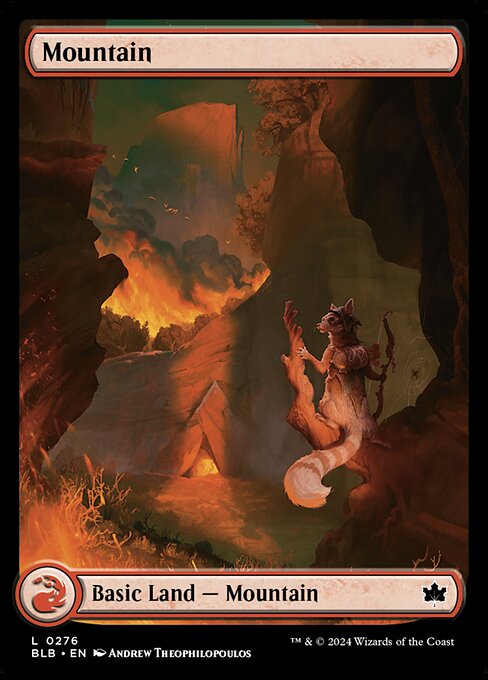 Bloomburrow - 276 - Mountain - Common - C - Foil