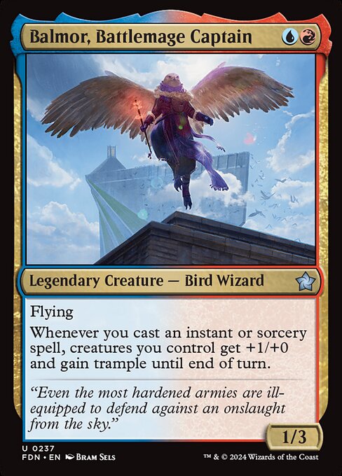 Foundations - 237 - Balmor, Battlemage Captain - Uncommon - UR - Non-foil