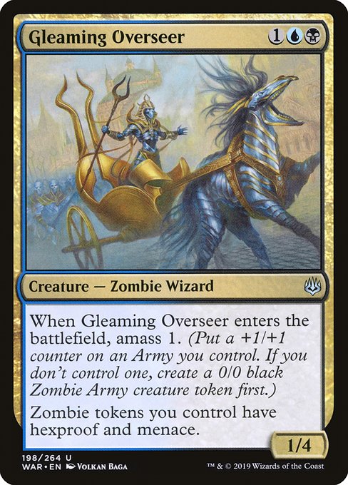 War of the Spark - 198 - Gleaming Overseer - Uncommon - UB - Non-foil