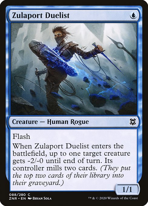 Zendikar Rising - 88 - Zulaport Duelist - Common - U - Non-foil