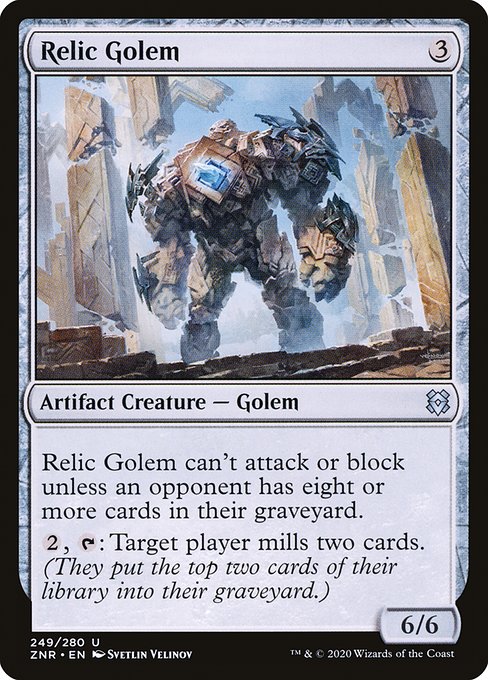 Zendikar Rising - 249 - Relic Golem - Uncommon - C - Non-foil
