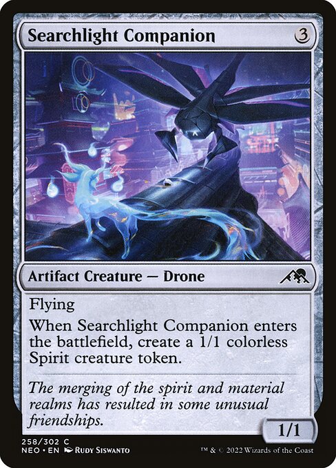 Kamigawa: Neon Dynasty - 258 - Searchlight Companion - Common - C - Non-foil
