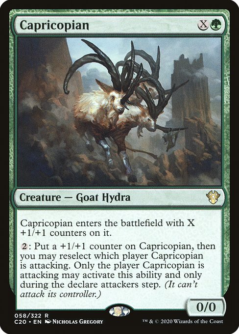 Commander 2020 - 58 - Capricopian - Rare - G - Non-foil
