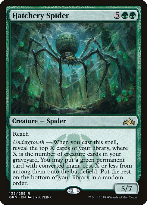 Guilds of Ravnica - 132 - Hatchery Spider - Rare - G - Non-foil