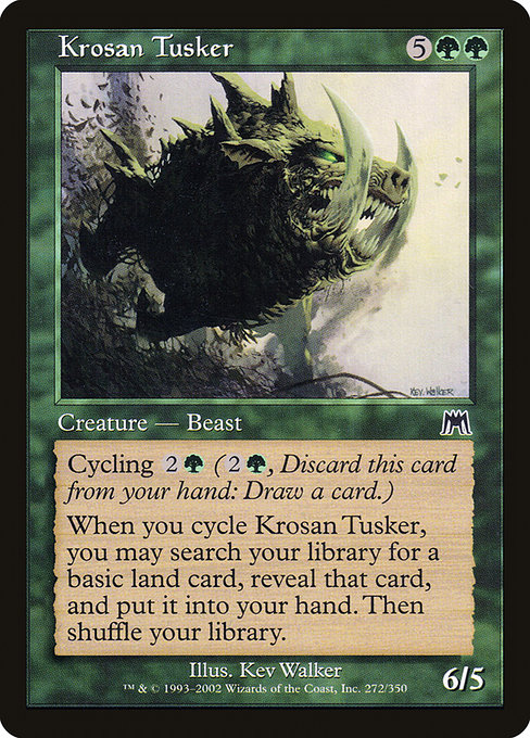 Onslaught - 272 - Krosan Tusker - Common - G - Non-foil