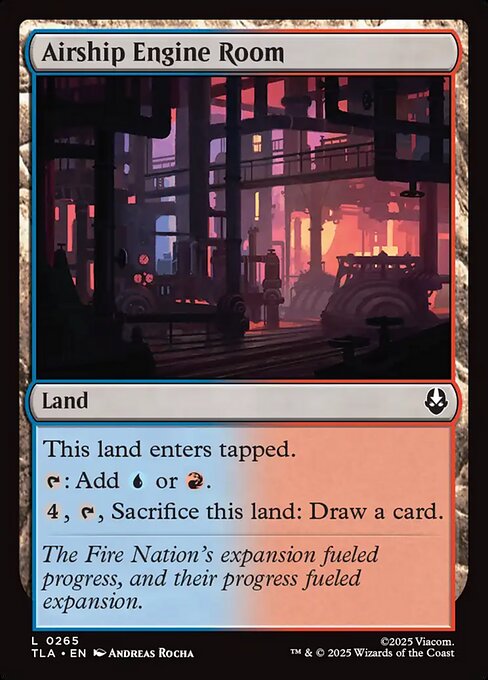 Avatar: The Last Airbender - 265 - Airship Engine Room - Common - C - Non-foil