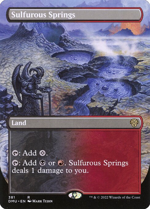 Dominaria United - 381 - Sulfurous Springs - Rare - C - Non-foil