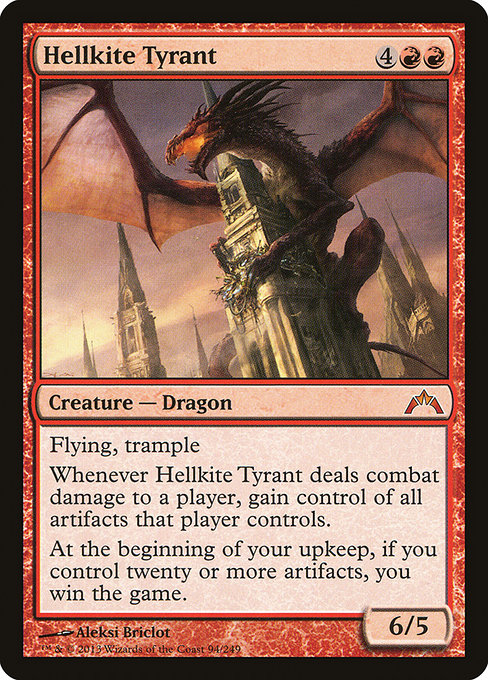 Gatecrash - 94 - Hellkite Tyrant - Mythic - R - Non-foil
