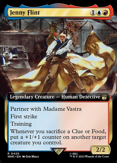 Doctor Who - 420 - Jenny Flint - Rare - UR - Non-foil