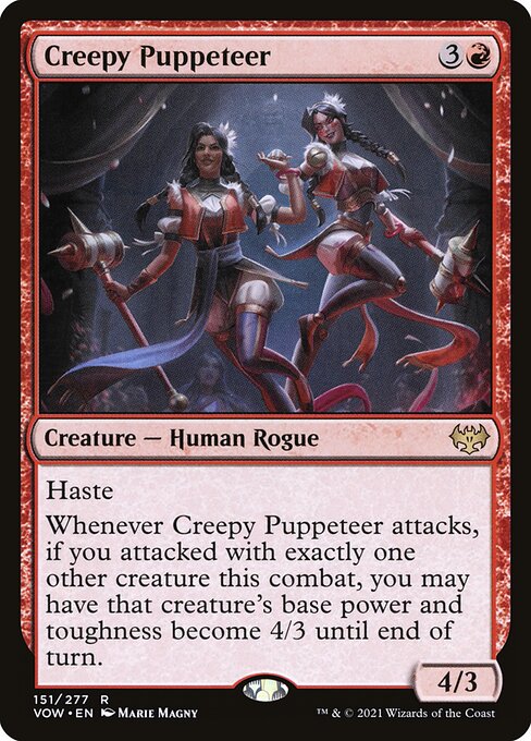 Innistrad: Crimson Vow - 151 - Creepy Puppeteer - Rare - R - Non-foil