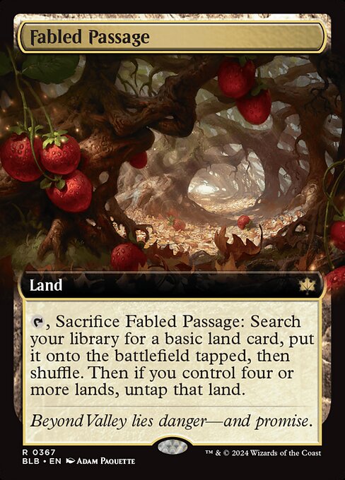 Bloomburrow - 367 - Fabled Passage - Rare - C - Non-foil