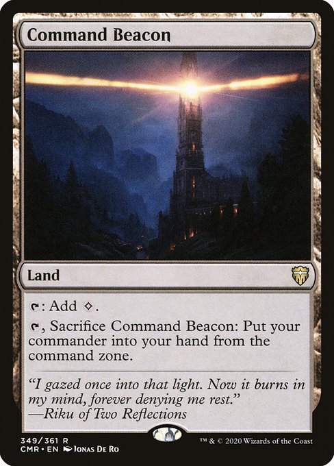 Commander Legends - 349 - Command Beacon - Rare - C - Non-foil