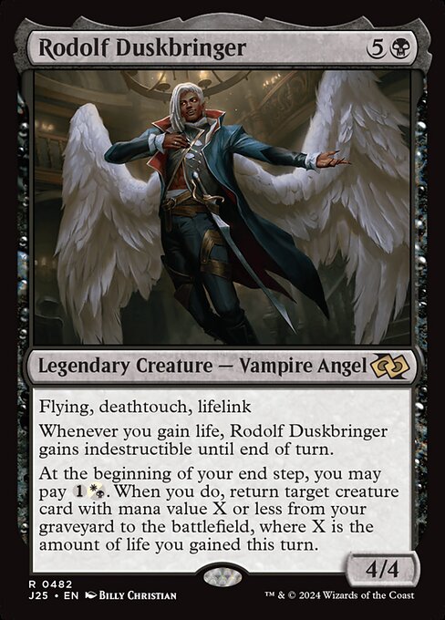 Foundations Jumpstart - 482 - Rodolf Duskbringer - Rare - B - Non-foil