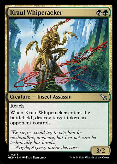 Murders at Karlov Manor - 213 - Kraul Whipcracker - Uncommon - BG - Non-foil