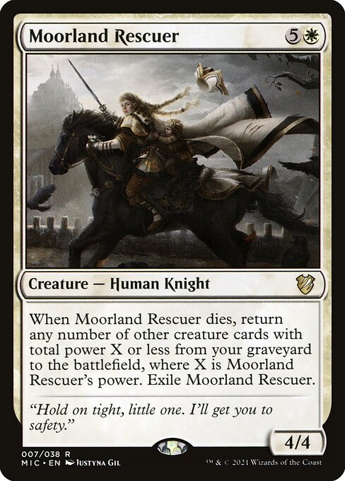 Midnight Hunt Commander - 7 - Moorland Rescuer - Rare - W - Non-foil