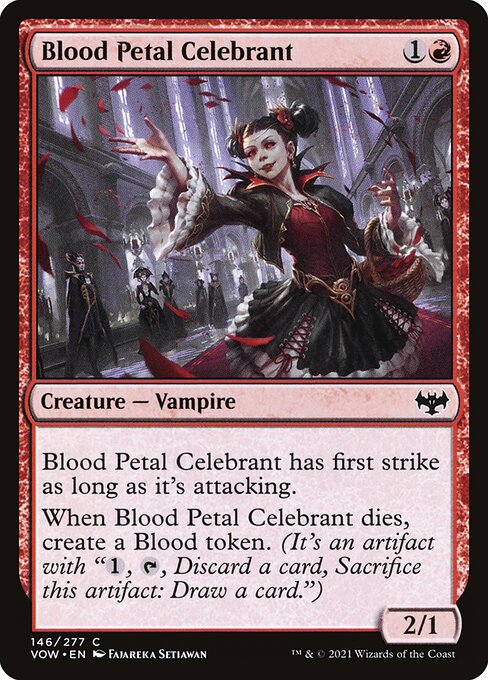 Innistrad: Crimson Vow - 146 - Blood Petal Celebrant - Common - R - Non-foil