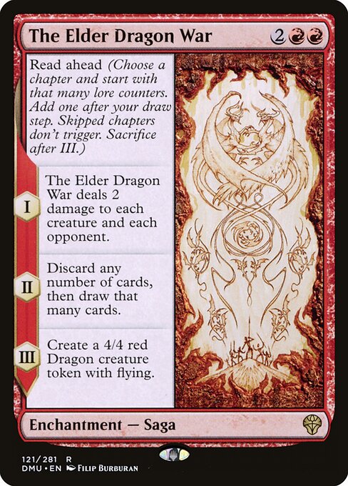 Dominaria United - 121 - The Elder Dragon War - Rare - R - Non-foil