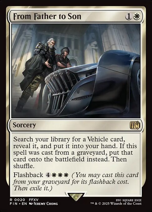 Final Fantasy - 20 - From Father to Son - Rare - W - Non-foil