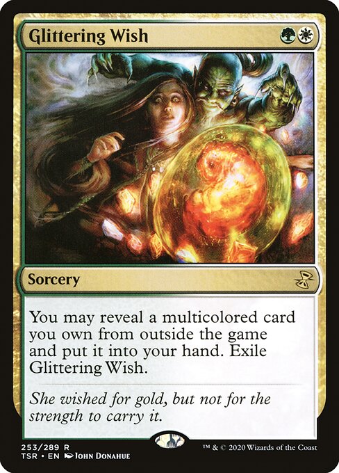 Time Spiral Remastered - 253 - Glittering Wish - Rare - WG - Non-foil