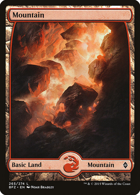 Battle for Zendikar - 265 - Mountain - Common - C - Non-foil