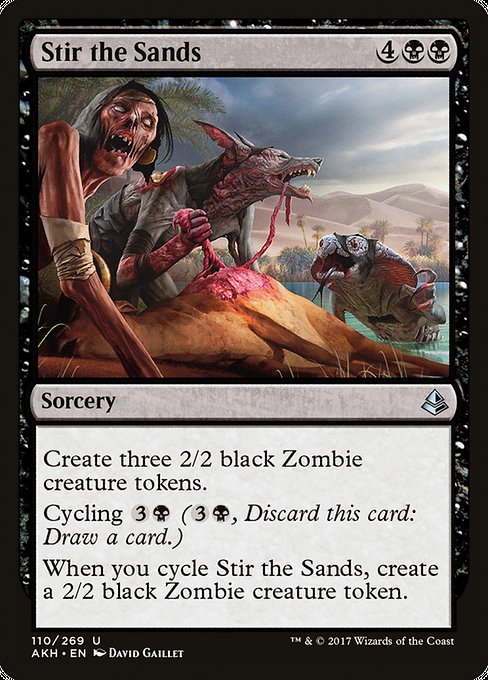 Amonkhet - 110 - Stir the Sands - Uncommon - B - Non-foil