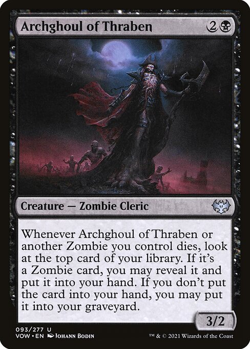 Innistrad: Crimson Vow - 93 - Archghoul of Thraben - Uncommon - B - Non-foil