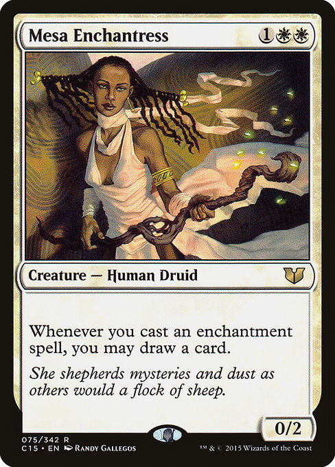 Commander 2015 - 75 - Mesa Enchantress - Rare - W - Non-foil