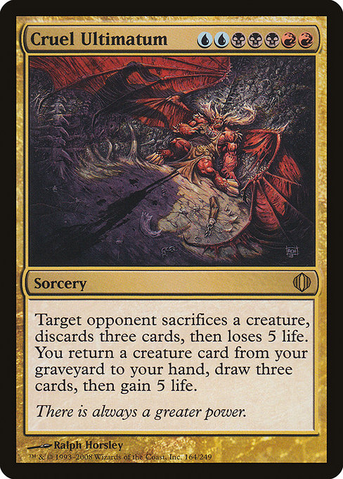 Shards of Alara - 164 - Cruel Ultimatum - Rare - Multi - Non-foil