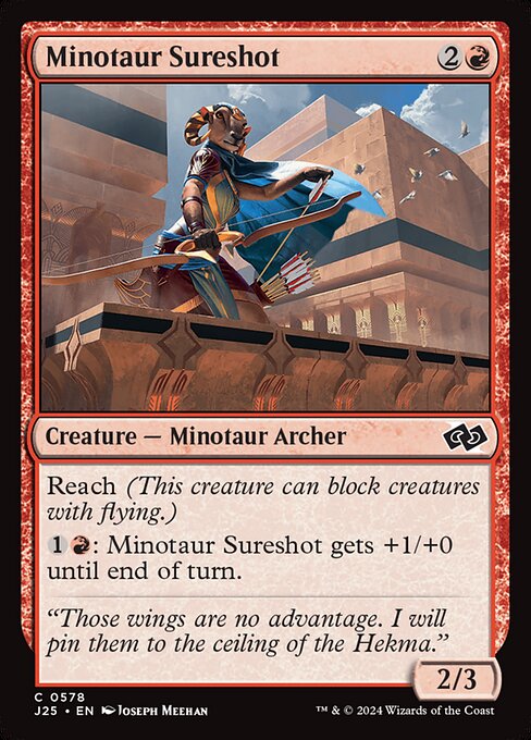 Foundations Jumpstart - 578 - Minotaur Sureshot - Common - R - Non-foil