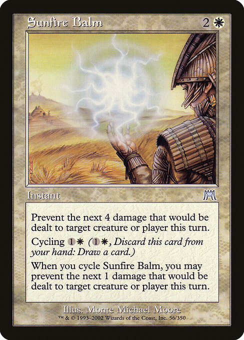 Onslaught - 56 - Sunfire Balm - Uncommon - W - Non-foil