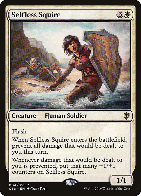 Commander 2016 - 4 - Selfless Squire - Rare - W - Non-foil